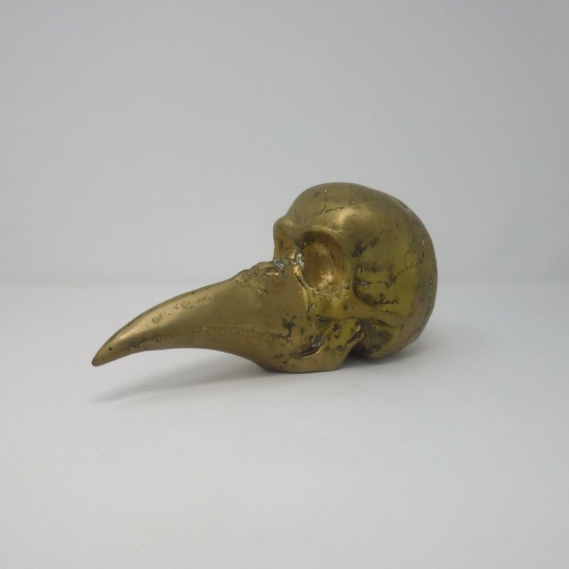 BRONZE SKULL WITH BEAM BRONZE SKULL WITH BEAM