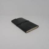 LEATHER NOTE BOOK BLACK